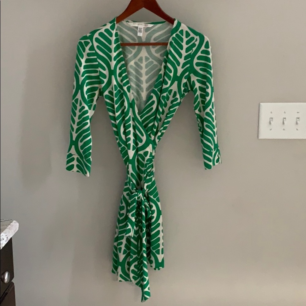 DVF vintage silk wrap dress
